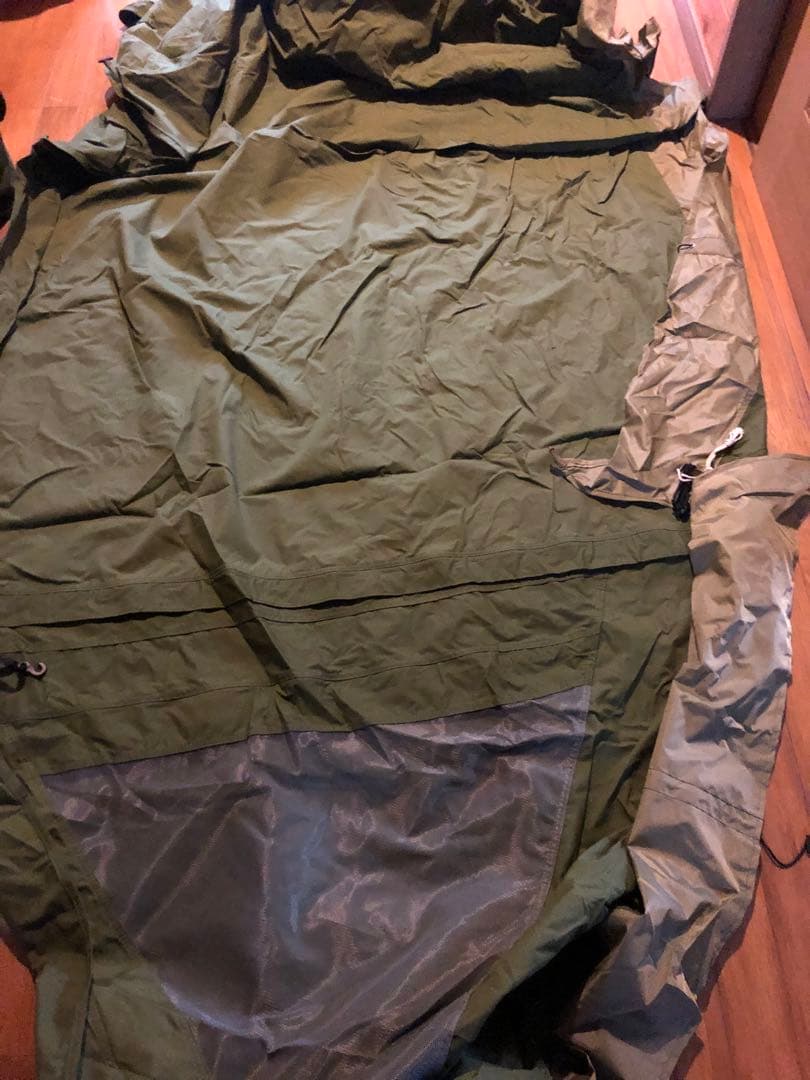 SOOMLOOM 軍幕テント前後両開き➕前幕のセット　値引き交渉しません。