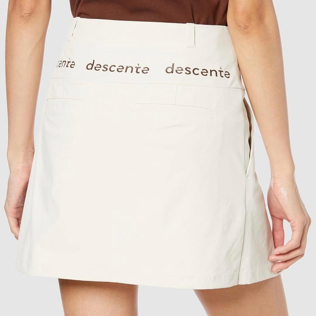 DESCENTE GOLF プリーツスカートインナー付き（ベージュ） 春夏