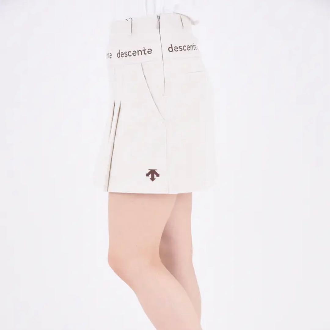 DESCENTE GOLF プリーツスカートインナー付き（ベージュ） 春夏
