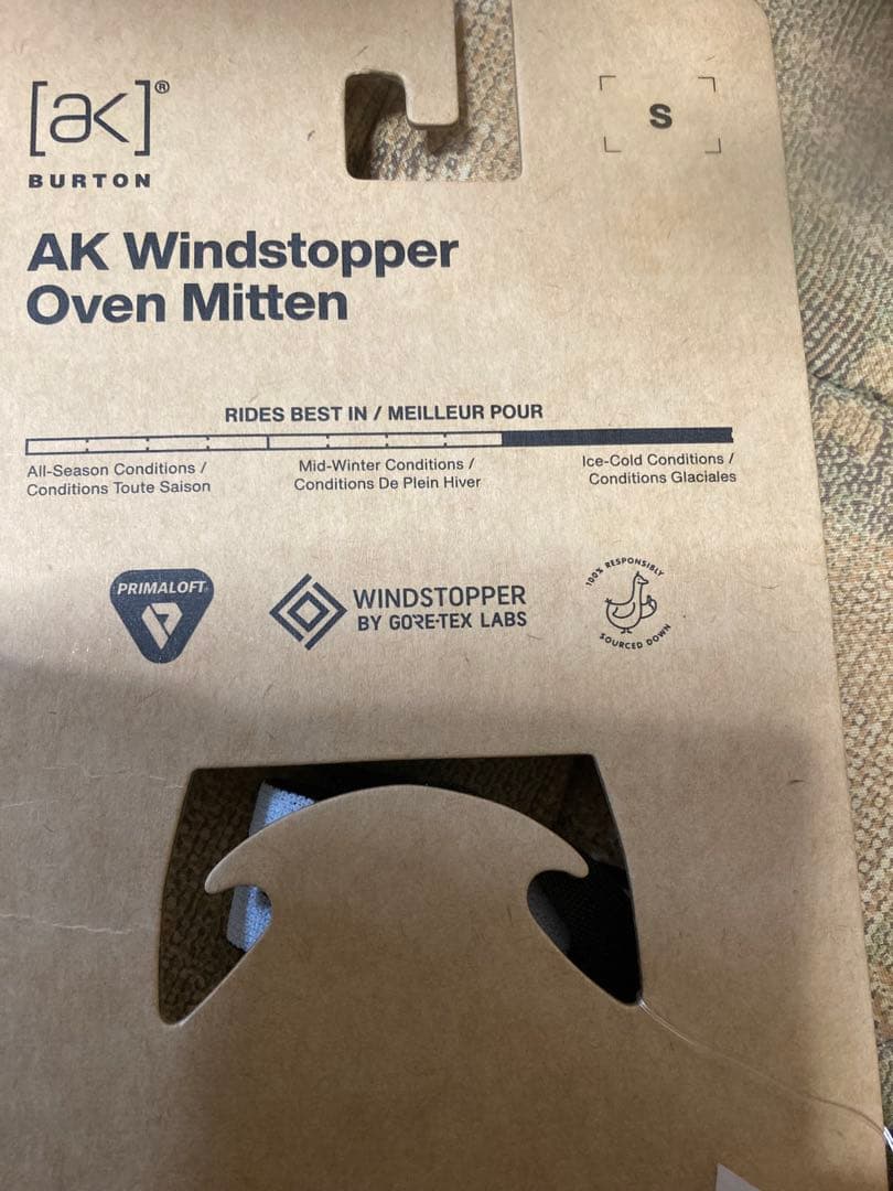 akバートン　OVEN MITT 新品送料込み　定価26400円　S 新品送料込