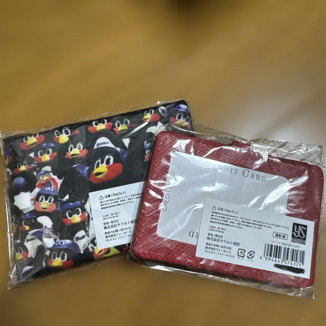 つば九郎　ワイワイつば九郎ポケットティッシュカバー&パスケース