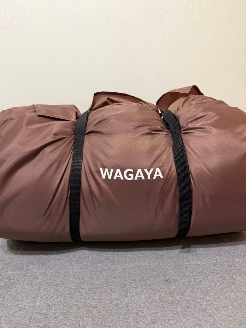【極美品】DOD わがやのシュラフ S4-511 4人家族用 寝袋 ブラウン