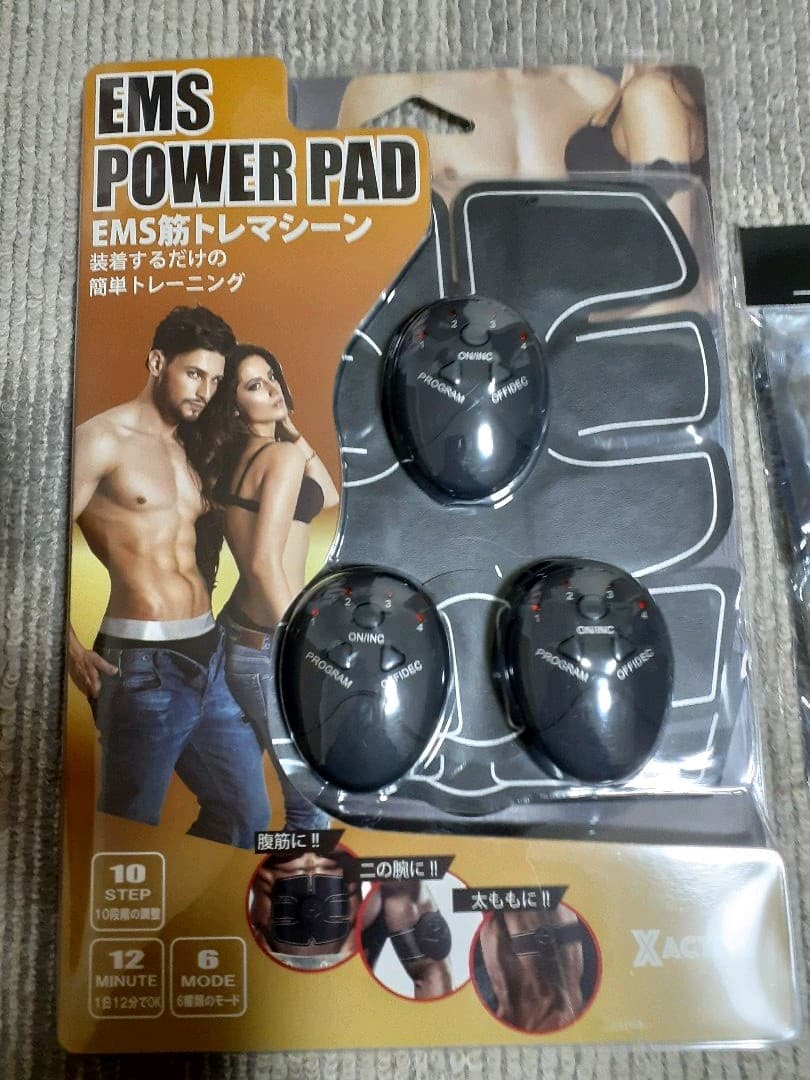 EMS筋トレマシーン⭐EMS POWER PAD &交換用PAD3点セット