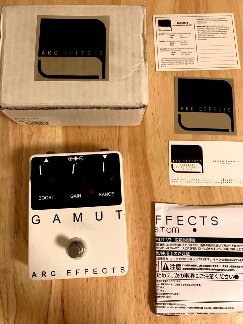 ARC EFFECTS GAMUT V3 アークエフェクト