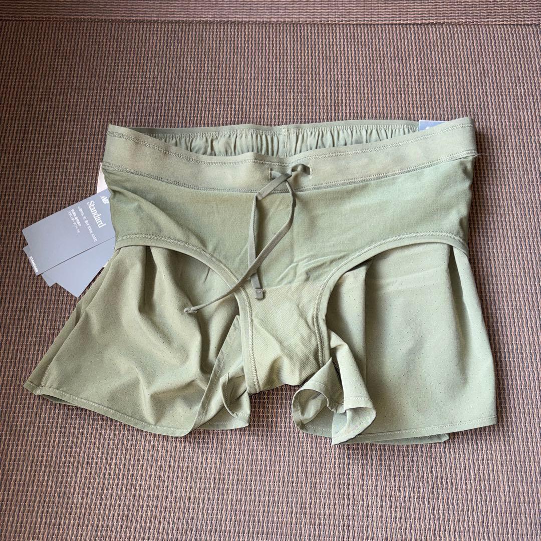 New Balance ショートパンツ オリーブグリーン　レディース　L