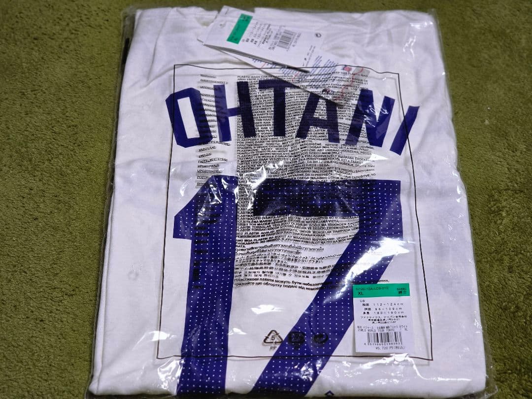 NIKE　ドジャース　大谷翔平　OHTANI 17 Tシャツ XL