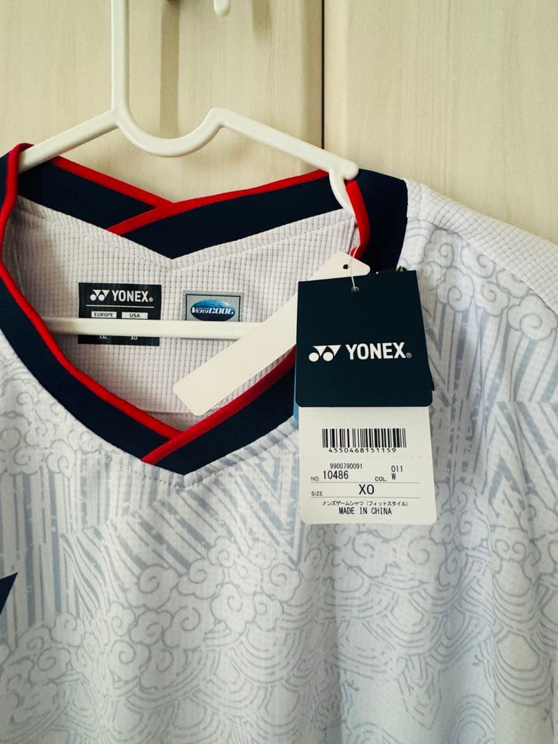 YONEX ホワイトシャツ XO
