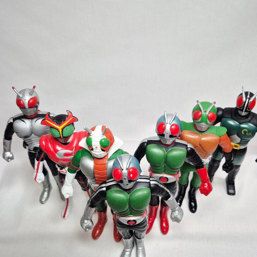昭和仮面ライダー　ソフビフィギュアセット17センチ