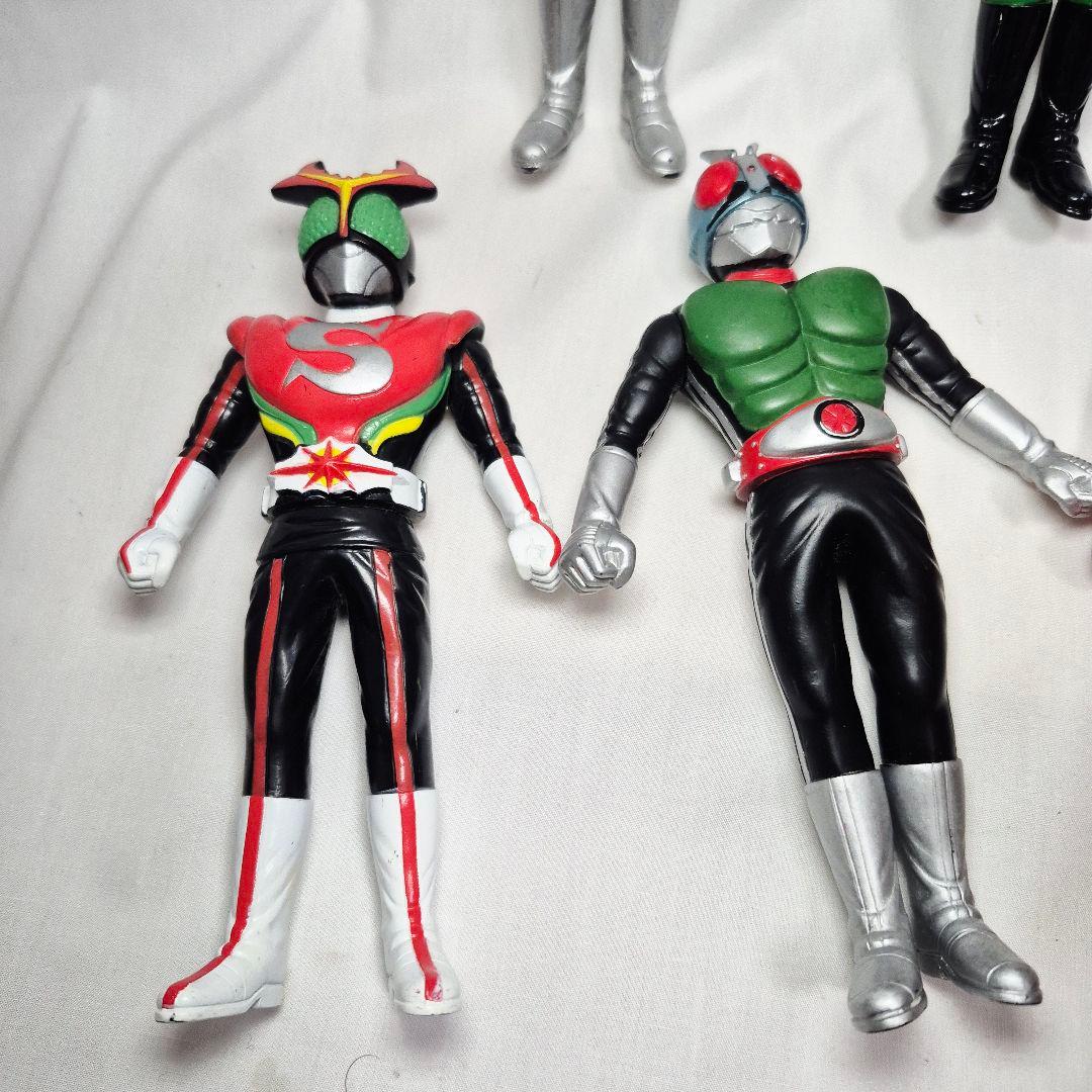 昭和仮面ライダー　ソフビフィギュアセット17センチ