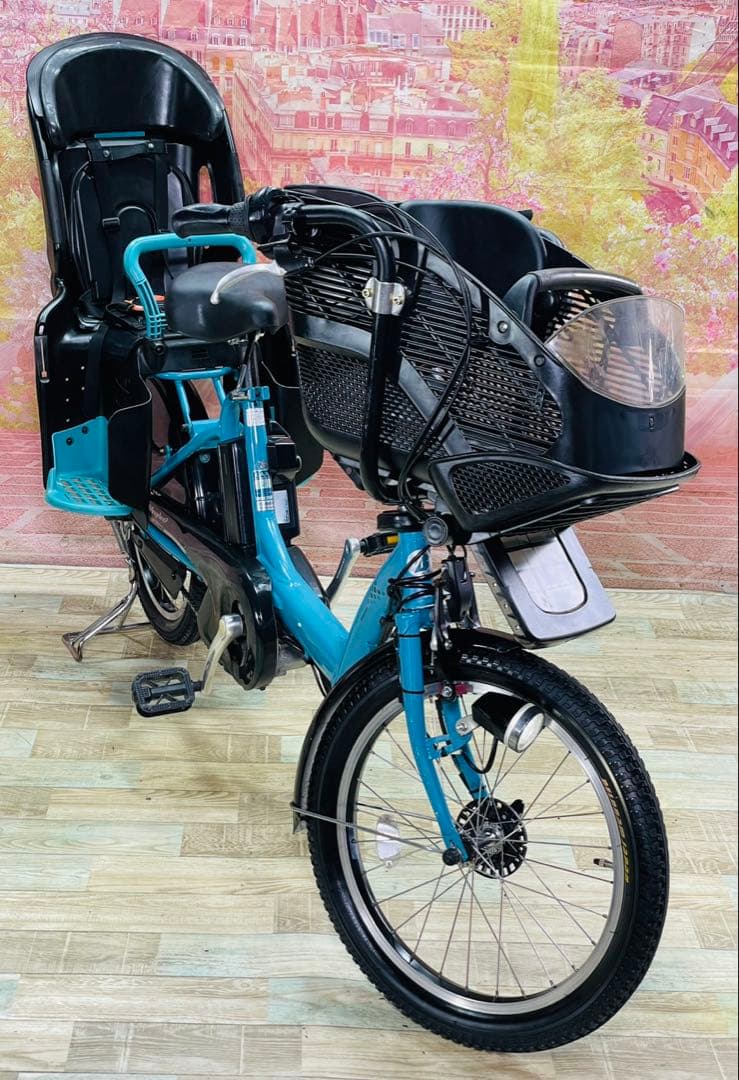 ZK3742 電動自転車 ブリヂストン アンジェリーノ 子供乗せ 20インチ