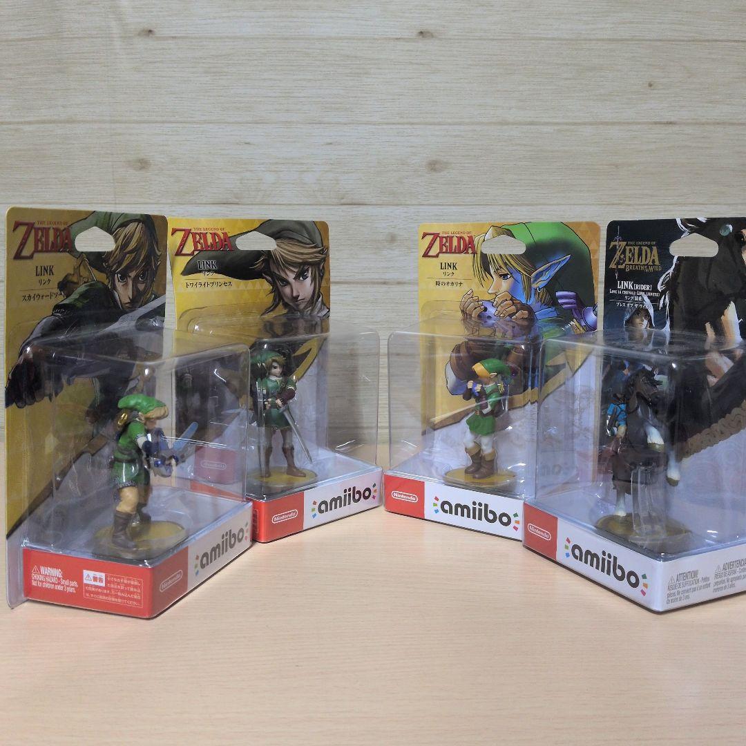 amiibo ゼルダの伝説 リンク 4種セット ②