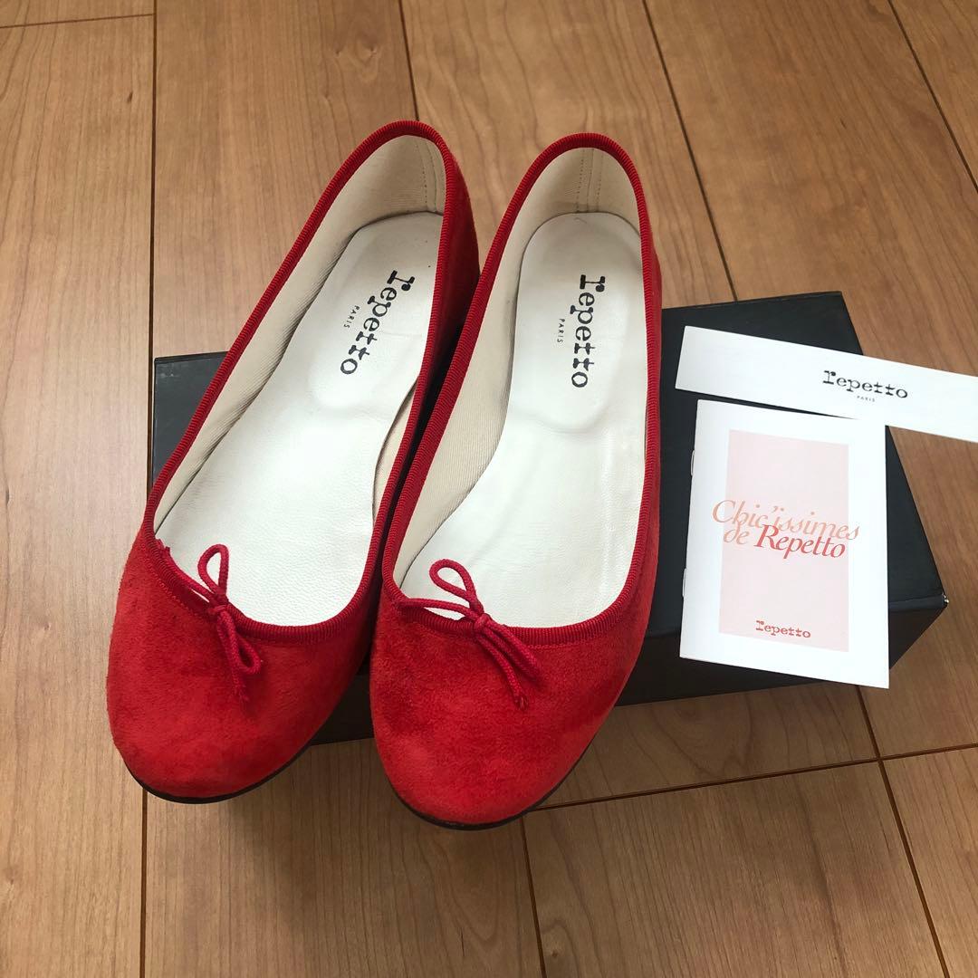 レペット　初期　バレエシューズ　スエード　39.5size