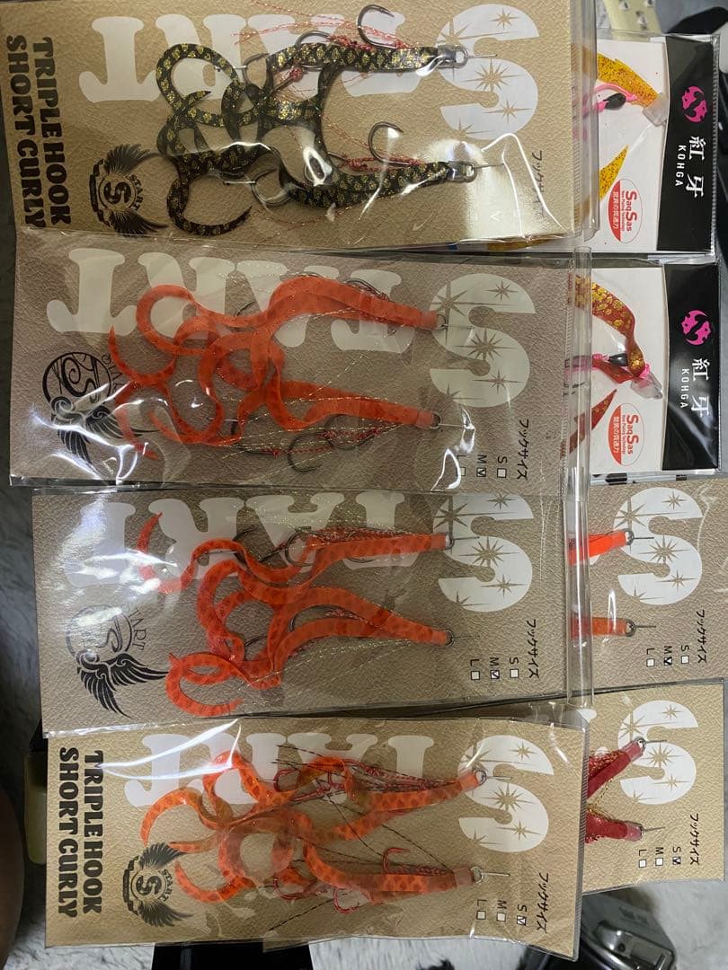 【新品・未使用】タイラバまとめ売り TG、紅牙、start、松岡スペシャル