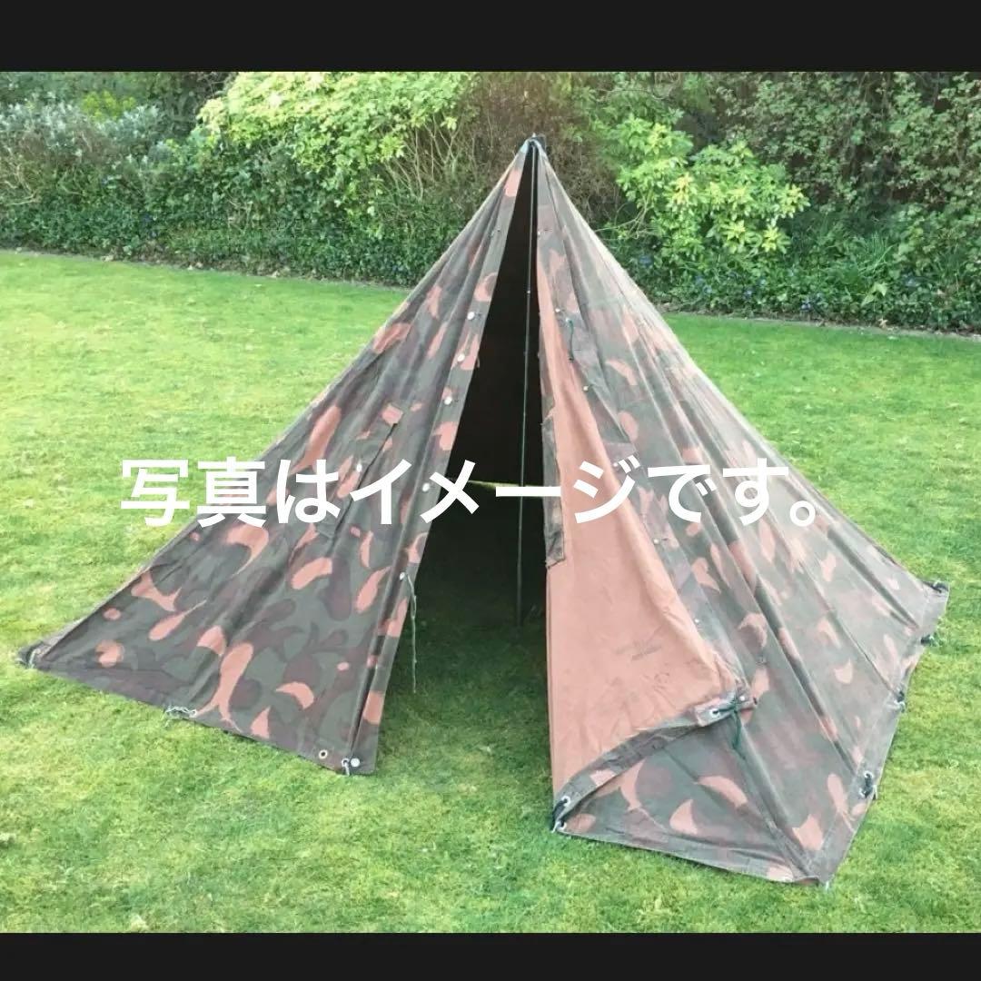 S*O様 ハンガリー軍　軍幕④　ポンチョ　２枚　ポール・ペグセット　ワンポールテ