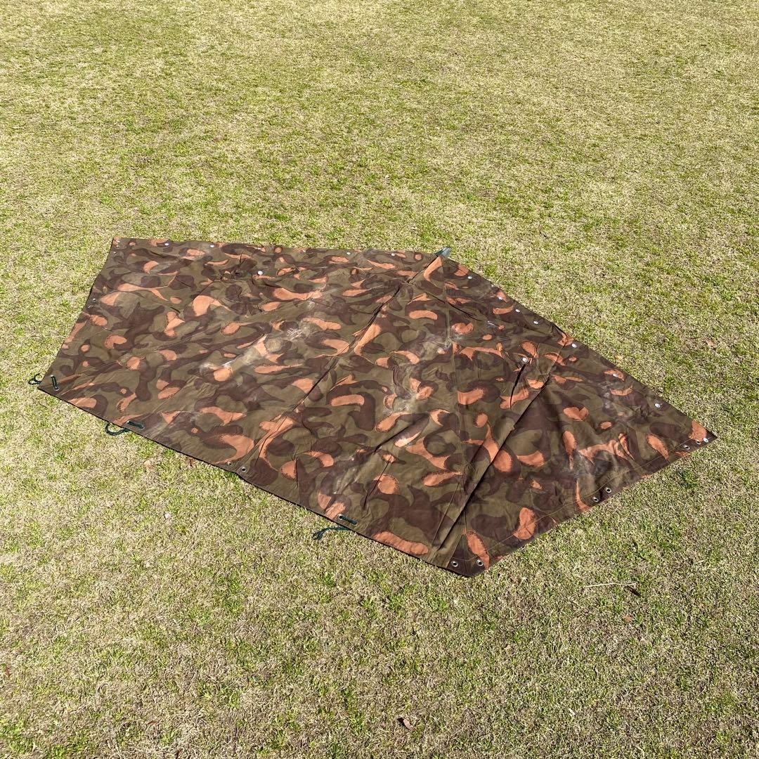 S*O様 ハンガリー軍　軍幕④　ポンチョ　２枚　ポール・ペグセット　ワンポールテ