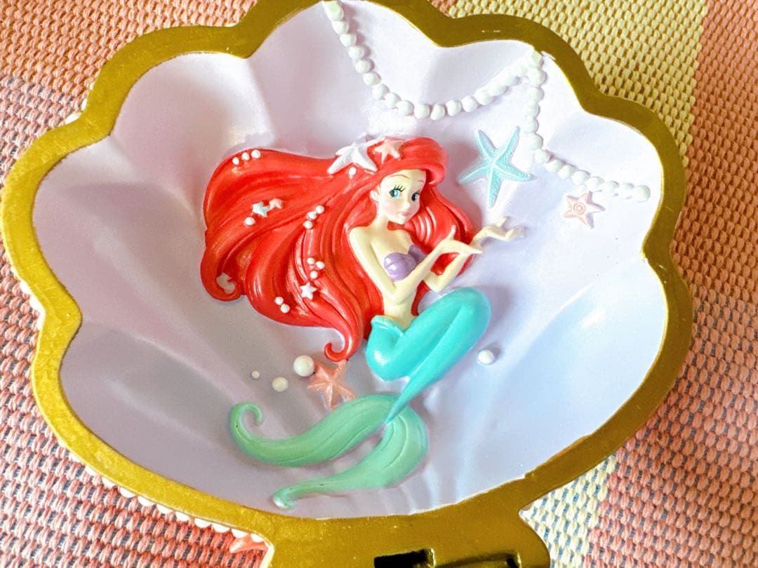 【ディズニーストア】 アリエル ジュエリーケース 小物入れ セバスチャン 新品