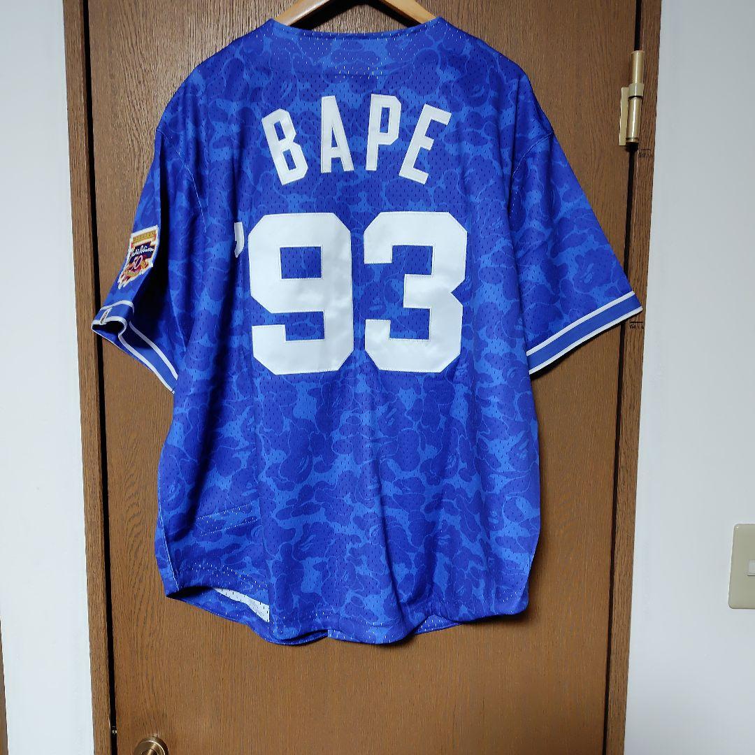 アベイシングエイプ✕Dodgers ユニフォーム 青