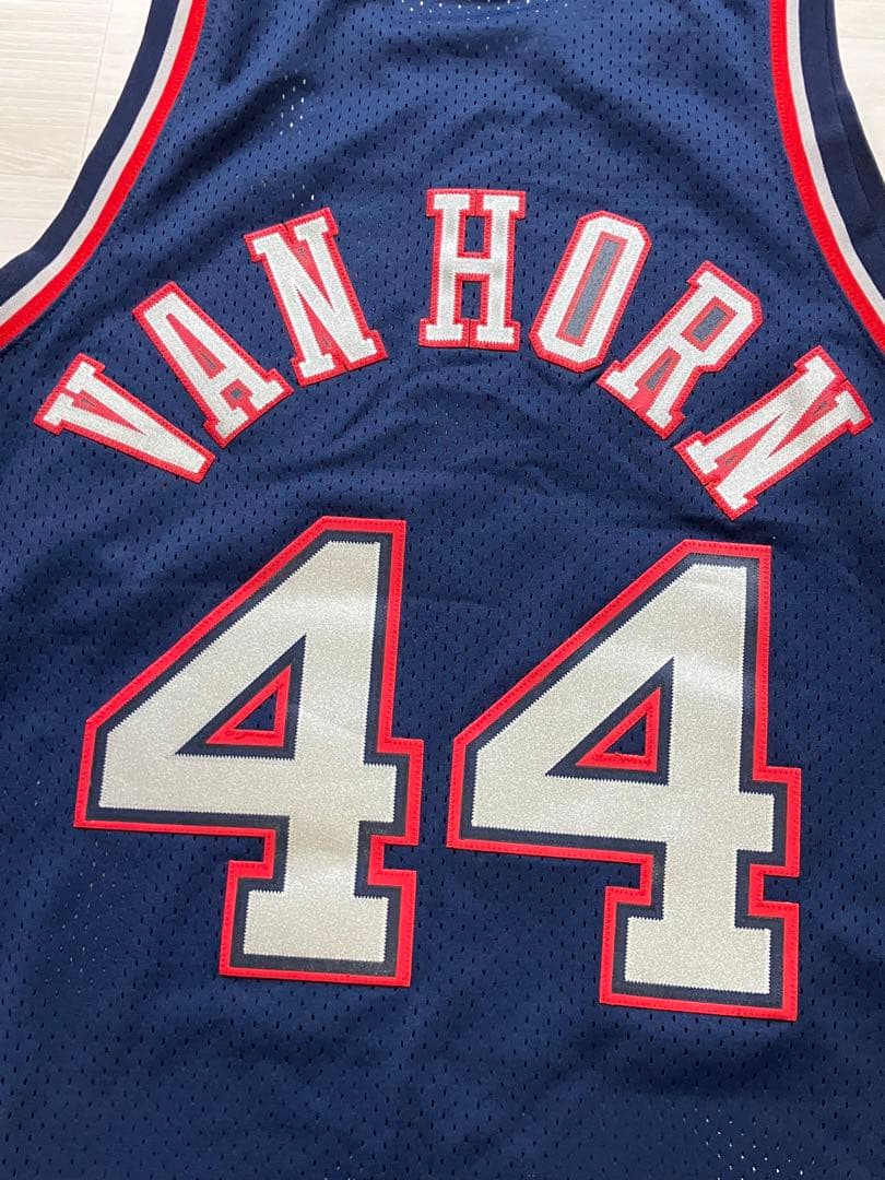 【希少】NBA キース・バンホーン NETS　ネッツ　ユニフォーム　美品　刺繍