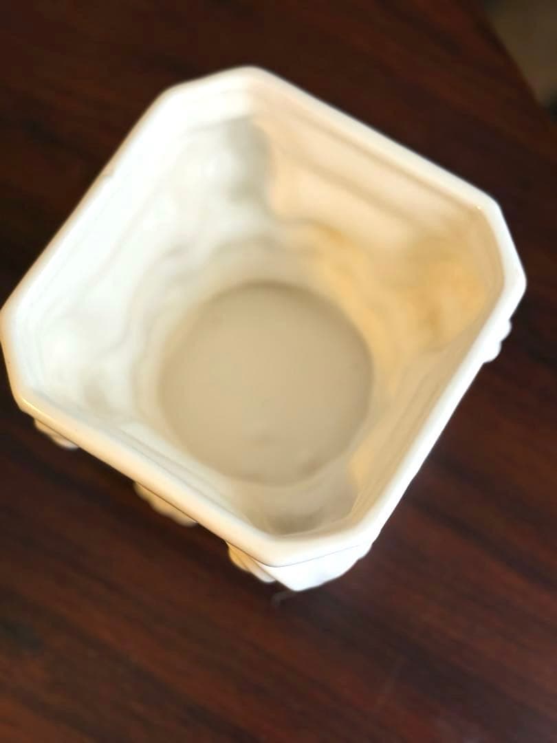 【1960Sヴィンテージ】英国購入・Casa Fina陶器フラワーベース、鉢にも