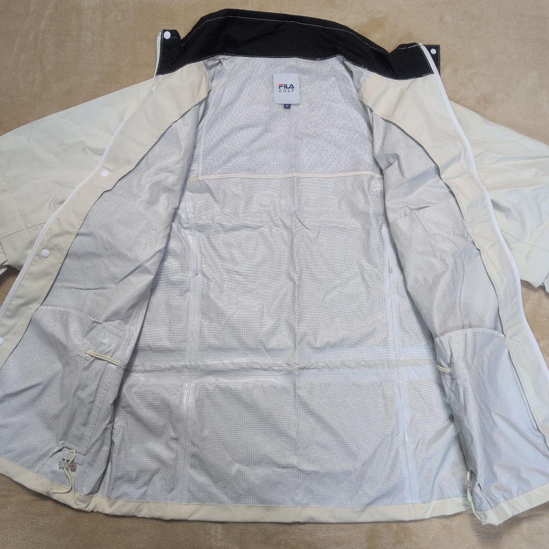 【美品✨FILA GOLF✨M】ゴルフ 上下 セット レインウェア 雨具