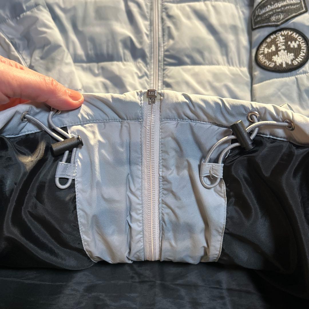 Munsingwear シルバー キルティングジャケット L 軽量ダウン