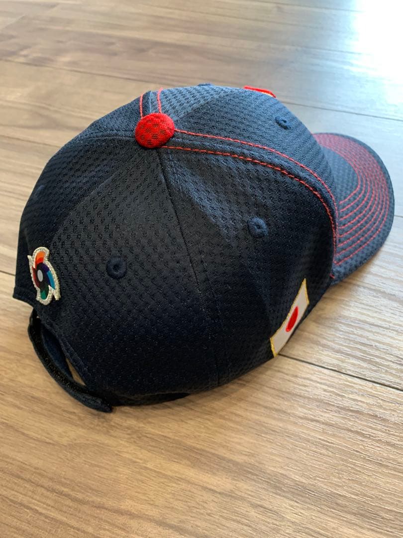 J刺繍キャップ 日本国旗付き
