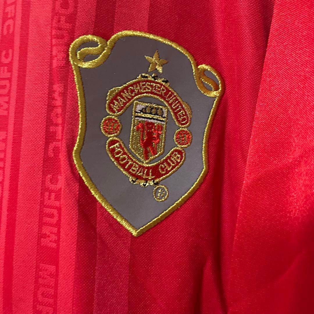 マンチェスターユナイテッド1999CL決勝ベッカムサッカーユニフォーム襟付き