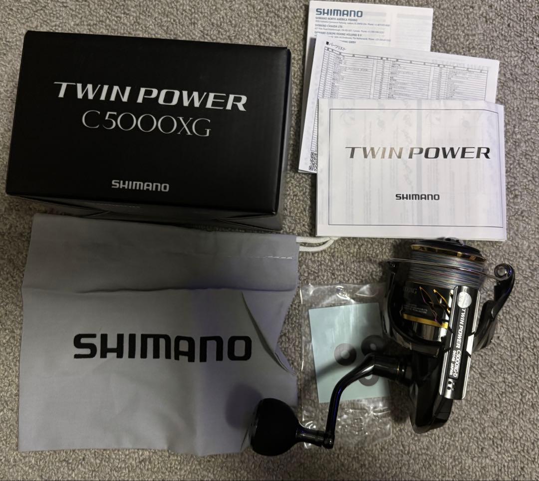 【美品】シマノ 20ツインパワー C5000XG TWIN POWER