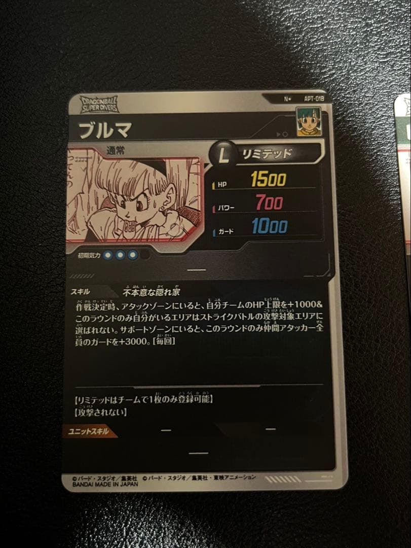 【2枚】apt-018 ブルマapt-024 ビーデル　パラレル　ダイバーズ