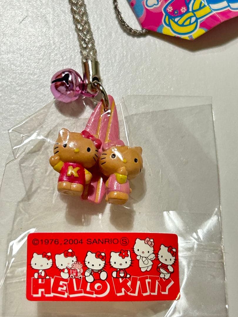 サンリオハローキティ根付け 日焼けサーフィンKITTY&MIMMY 2