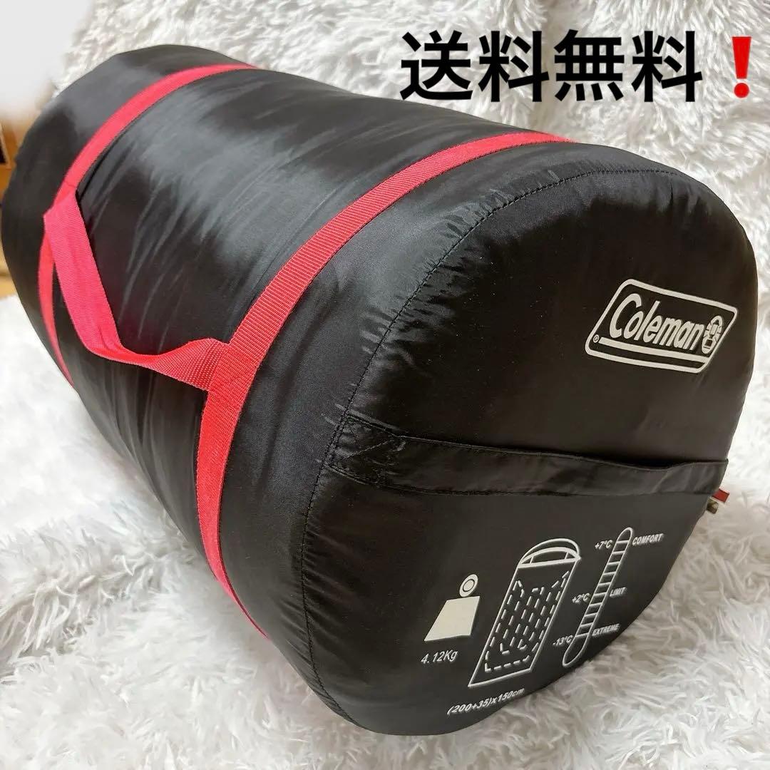 コールマン　寝袋　2人用　シュラフ　Coleman ハドソンダブル　オレンジ