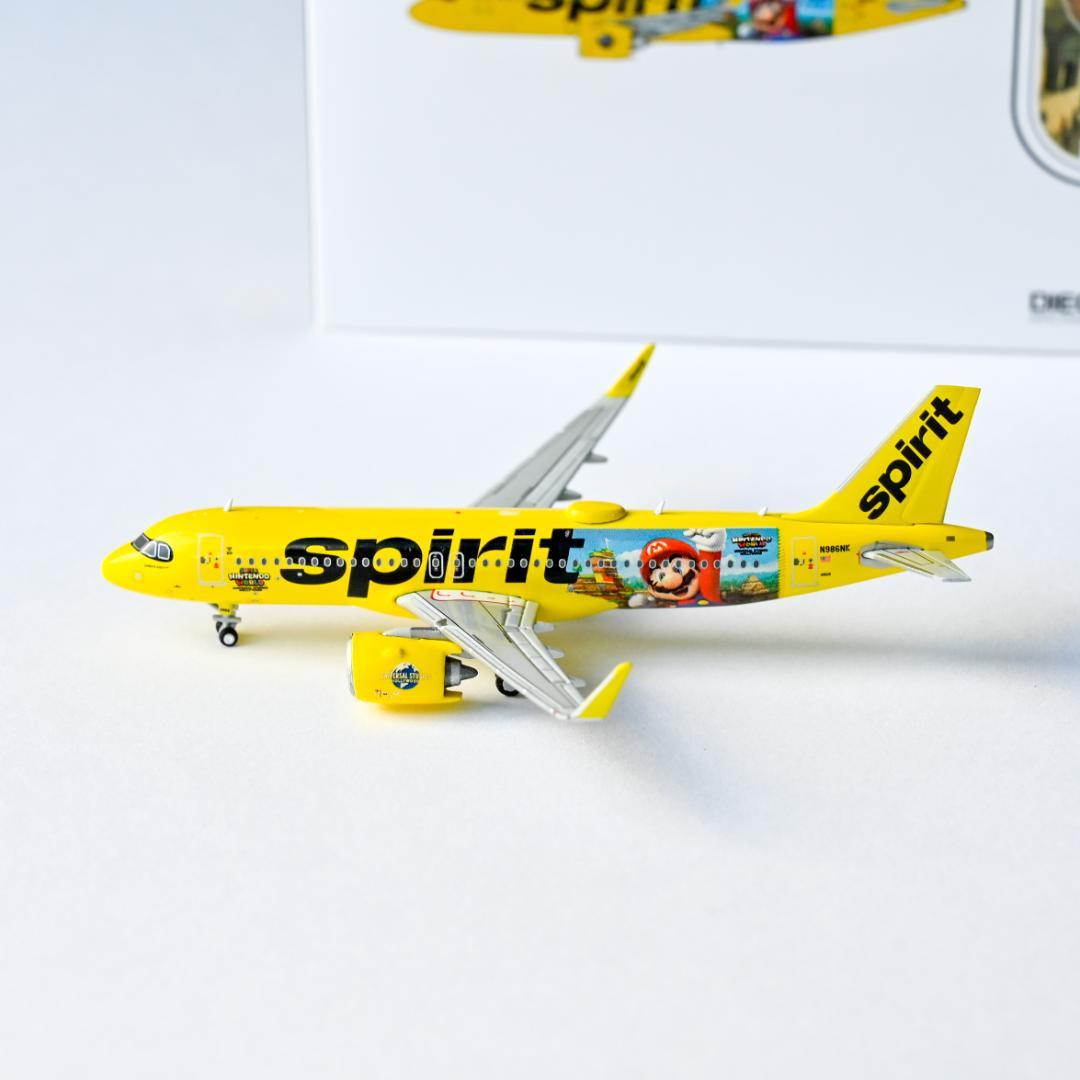 スピリット航空 A320neo 任天堂 スーパーマリオ 1/400