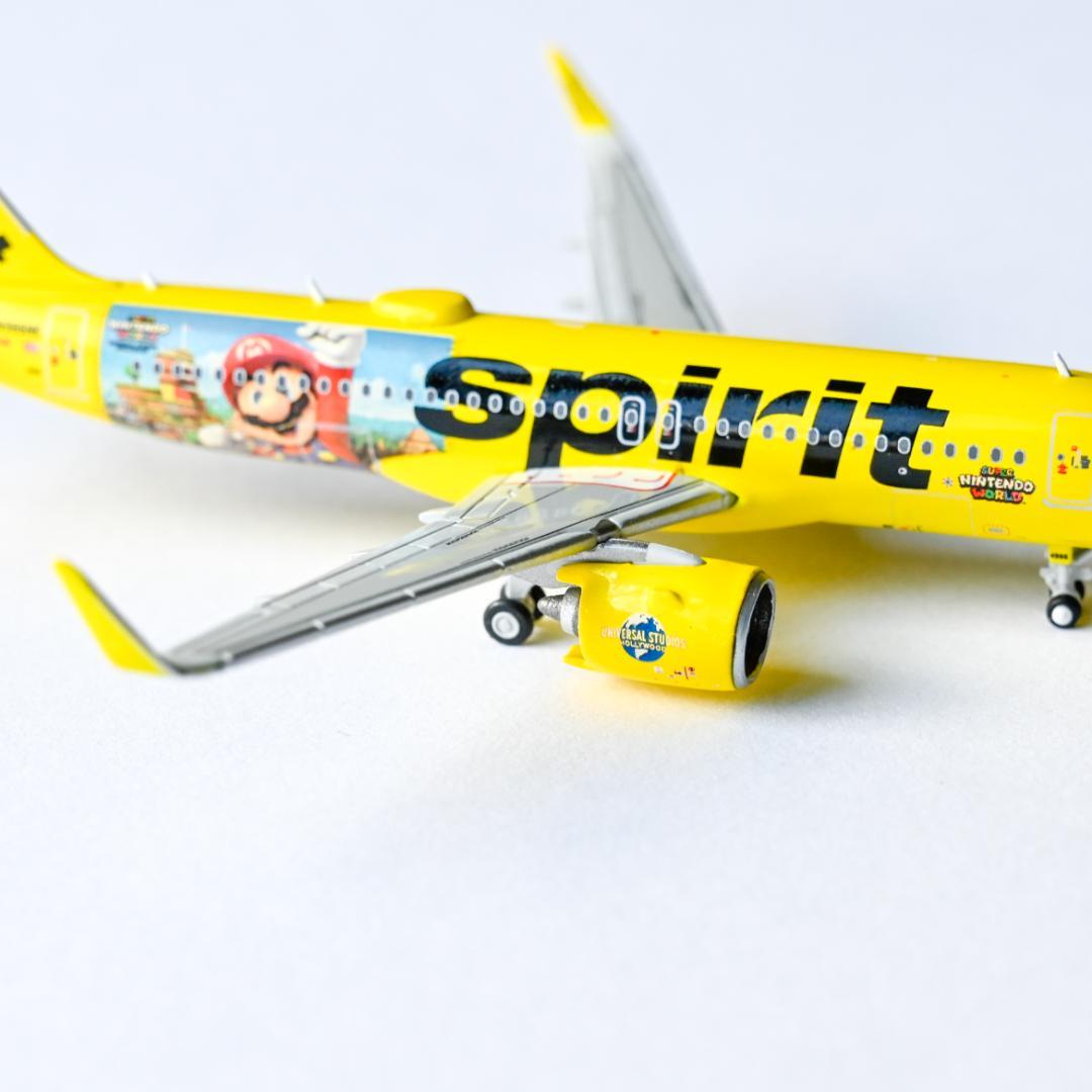 スピリット航空 A320neo 任天堂 スーパーマリオ 1/400