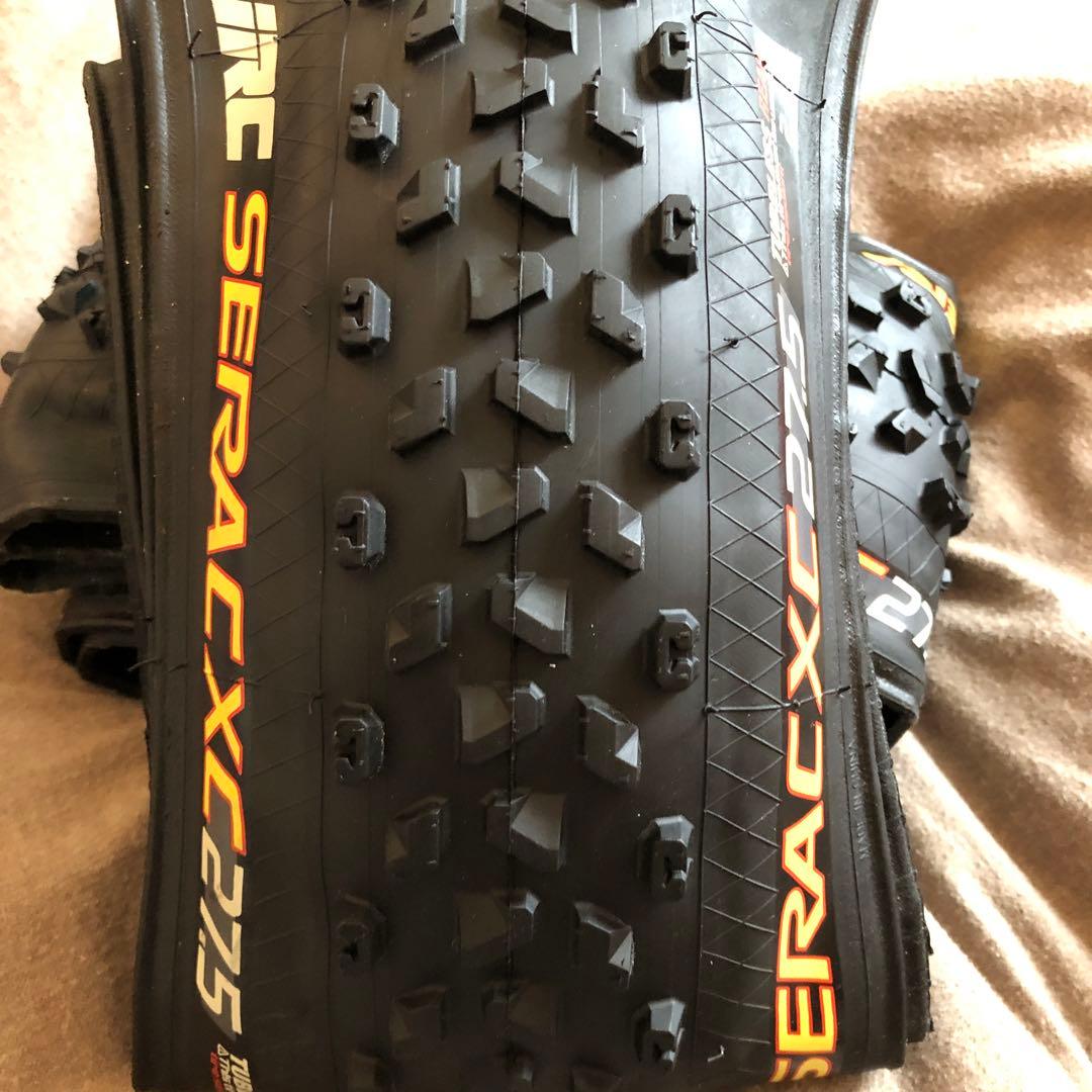 新品2本！ IRC SERAC XC 27.5✖️2.25 チューブレスタイヤ