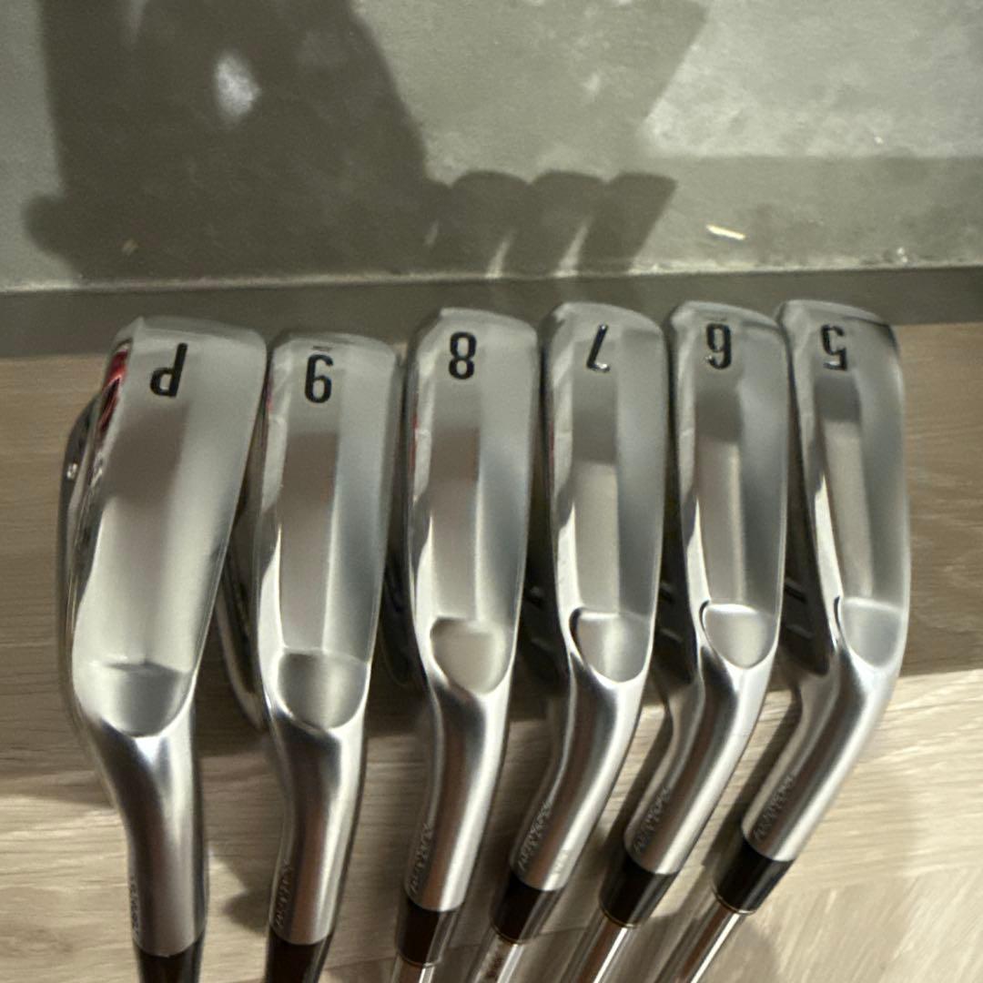 １ラウンド使用Srixon ZXi5 メンズアイアンセット ６本セットスリクソン