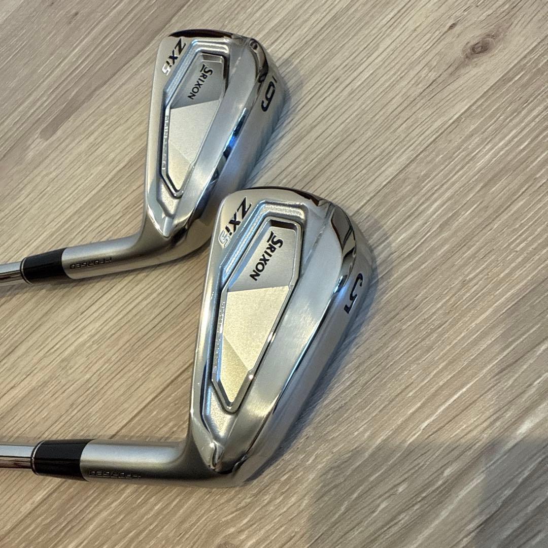 １ラウンド使用Srixon ZXi5 メンズアイアンセット ６本セットスリクソン