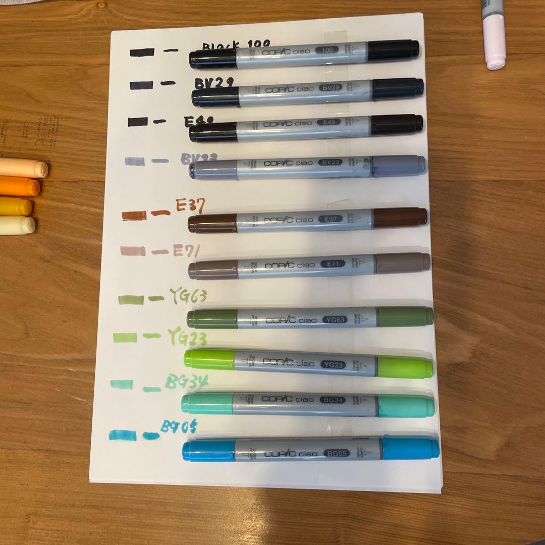 COPIC ciao 36色セット➕14色