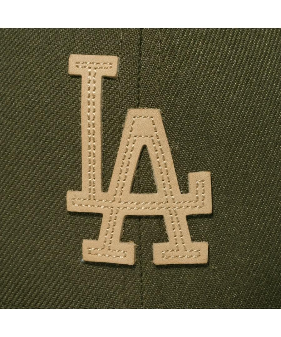 NEW ERA 59FIFTY MLB Leather Logo ドジャース