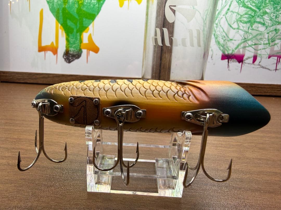アブディール アシッド カービングスケール 手彫り 美品