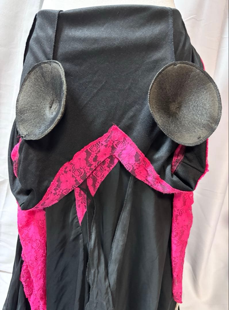 社交ダンス　ワンピースドレス prima boutique ピンク 黒　M〜L