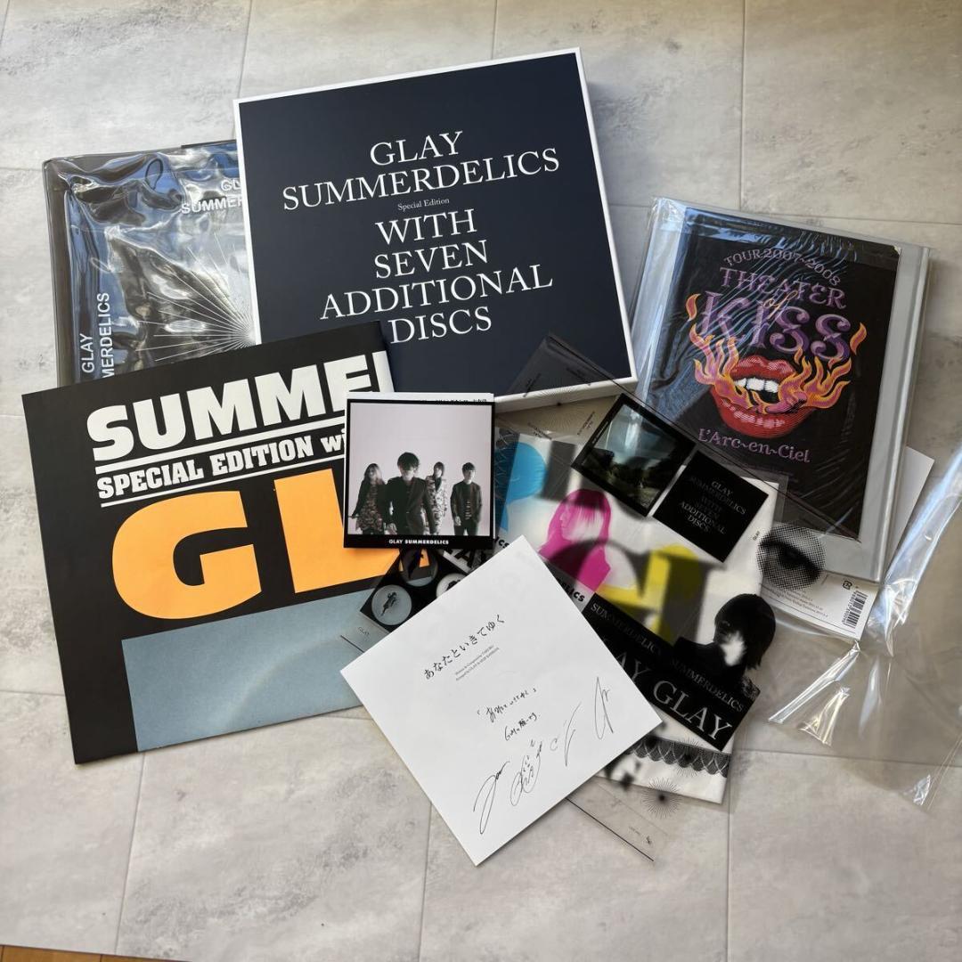 GLAY グッズまとめ売り 写真集 FC会報 はがき ライブTシャツS