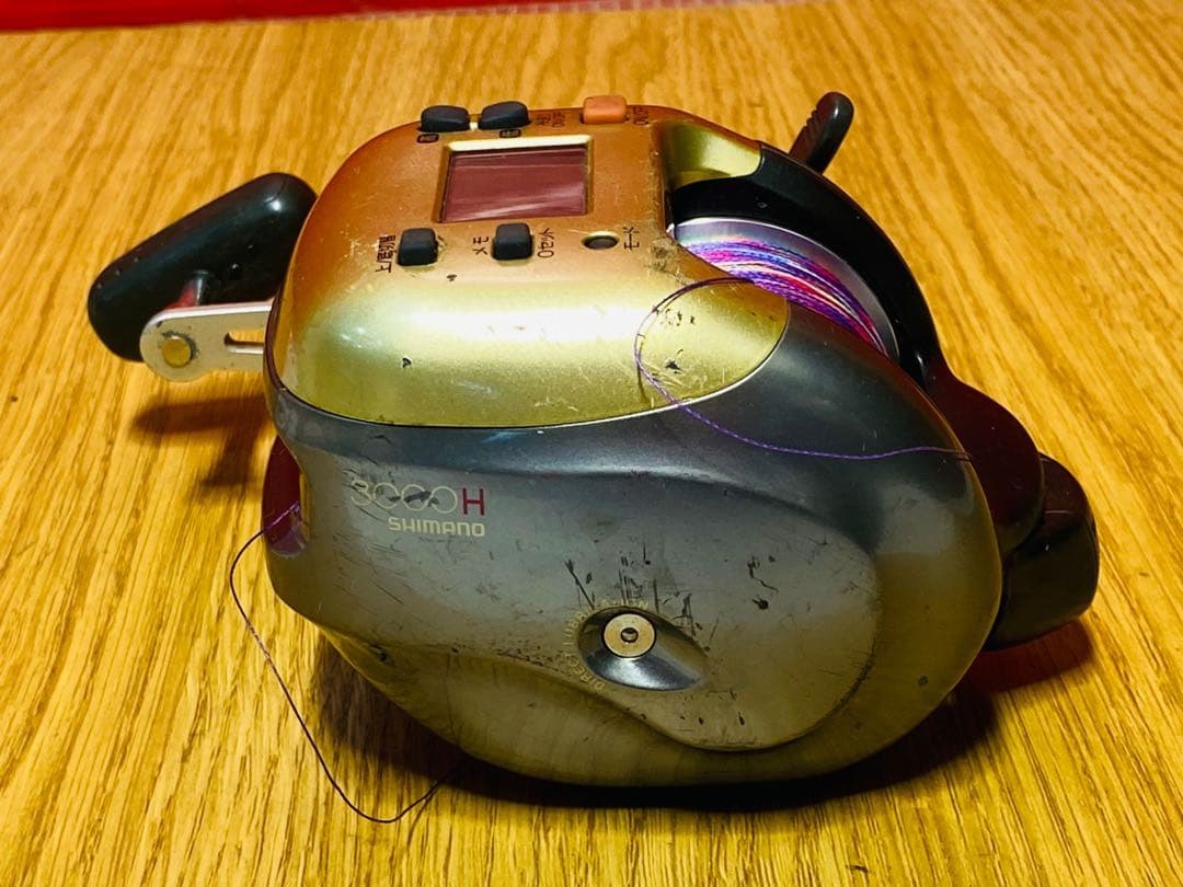 Shimano 電動リール デジタル表示 3000H 中古