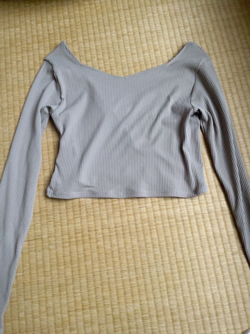 ヨガウェア　SUKALA リブカシュクールトップスM