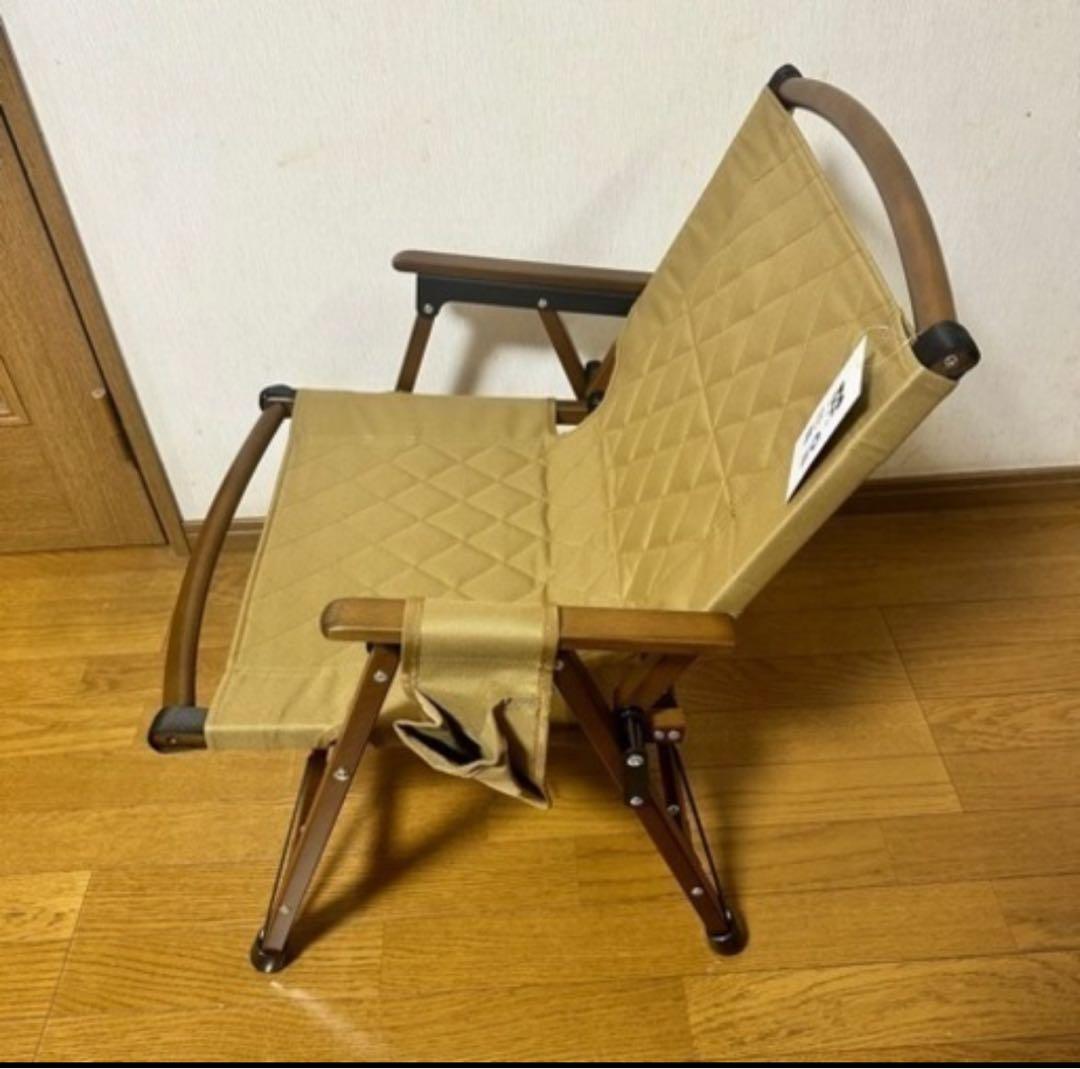 【新品】最終値下げ WAQ Folding Wood Chair チェア タン