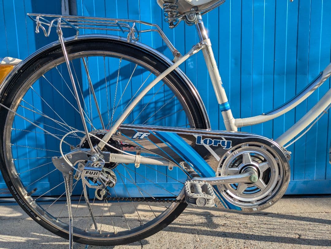 美品　昭和 レトロ 自転車 富士 軽快車　実用車　ビンテージ　名古屋