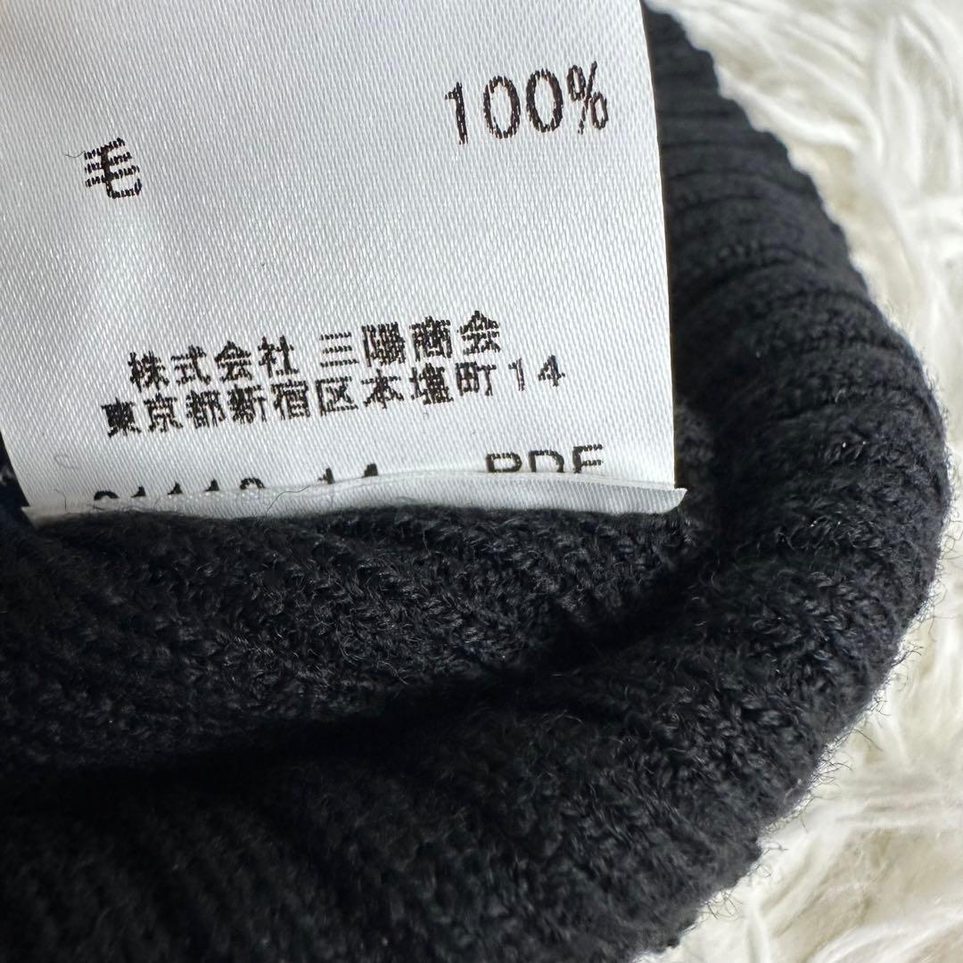 新品 BURBERRY タートルネック ストライプ ニットセーター