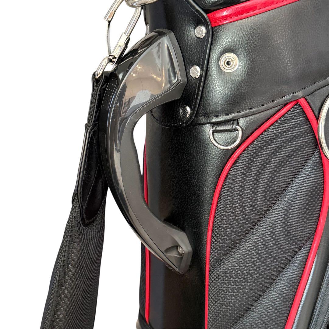 TaylorMade キャディバッグ SY202 ブラック レッドテーラーメイド