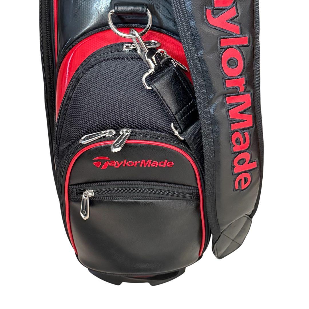 TaylorMade キャディバッグ SY202 ブラック レッドテーラーメイド