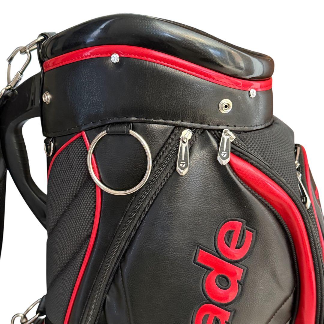 TaylorMade キャディバッグ SY202 ブラック レッドテーラーメイド