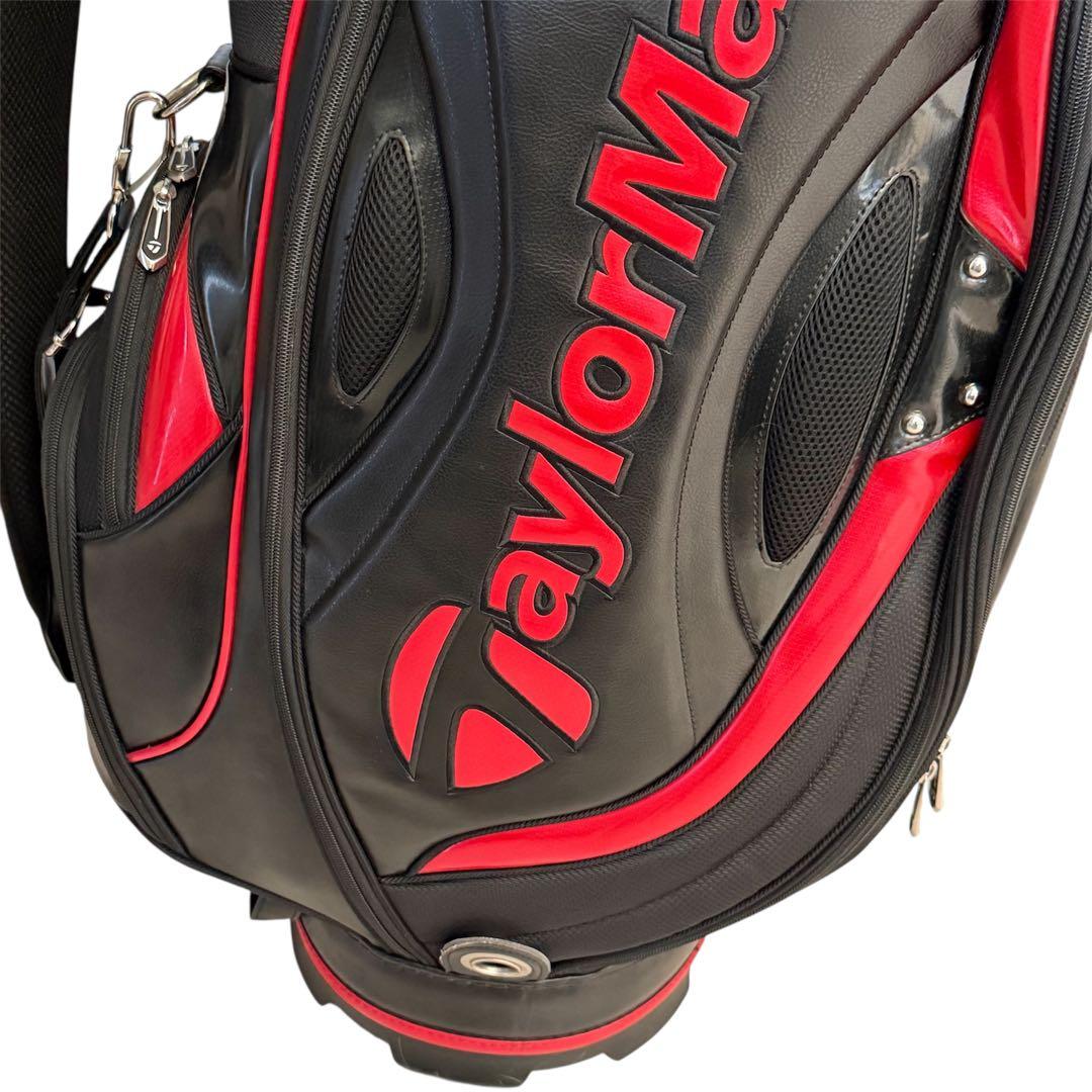 TaylorMade キャディバッグ SY202 ブラック レッドテーラーメイド